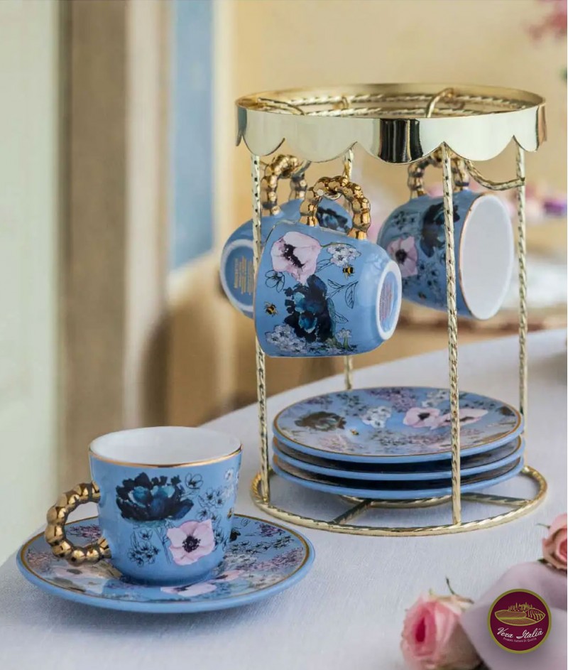 Сет от 4 Чашки за Кафе Bridgerton Линия Бриджъртън - Bialetti