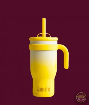 Термо Чаша със Сламка Линия Sapore di Sole (Вкусът на Слънцето) 540 ml - Bialetti