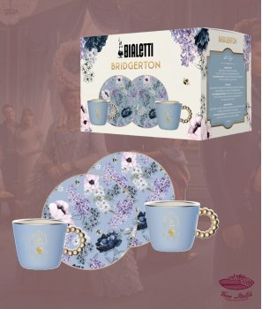 Сет от 2 Чашки за Кафе Bridgerton Линия Бриджъртън - Bialetti