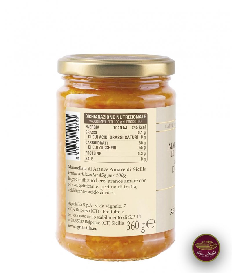Мармалад от Сицилиански Горчив Портокал 360 g - Biosicilia