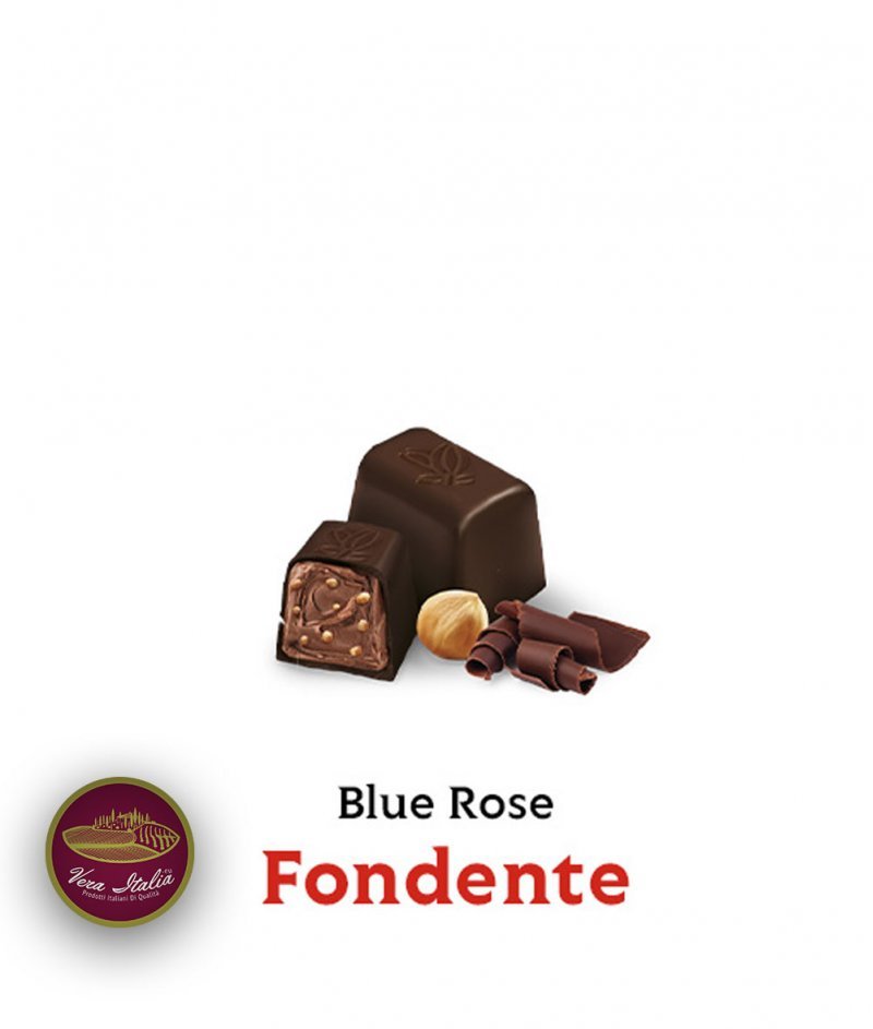 Бонбони Пралини Тъмен Шоколад Dark Blue Rose (Синя Роза) Vanini 120 g – Icam 1936