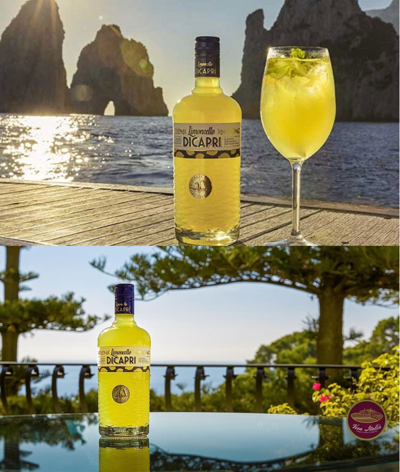 Лимончело от Капри Limoncello di Capri Оригинална рецепта - Натурален Ликьор от Лимони 500 ml